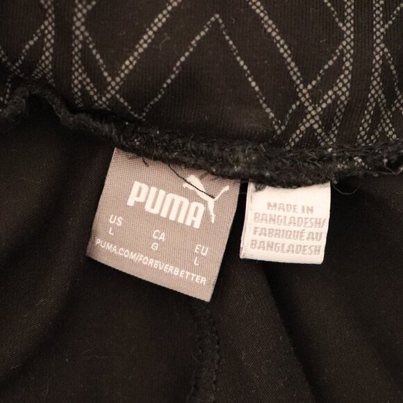 Puma Women's Black Large Power Deco Glam Training High Rise Skinny Leggings - Picture 9 of 10